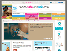 Tablet Screenshot of maltababyandkids.com